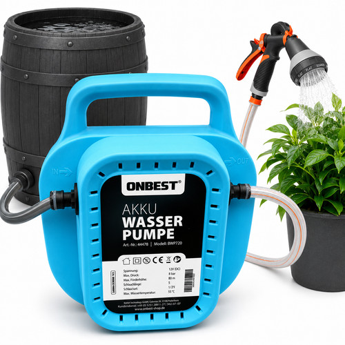 Akku garten wasser pumpe mit - wasser,